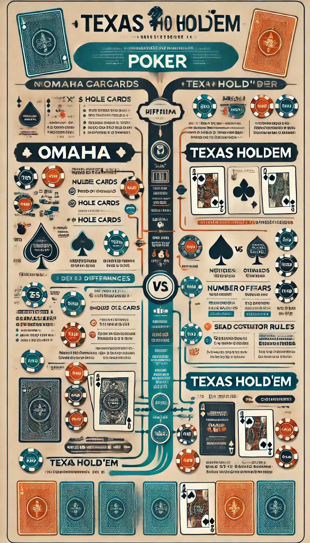 Omaha y Texas Hold'em